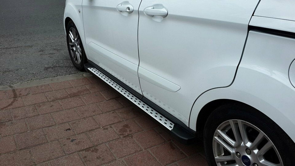 Side Steps DOT-Line (2 pcs, Aluminum) for Ford Connect 2014-2021 - image 2