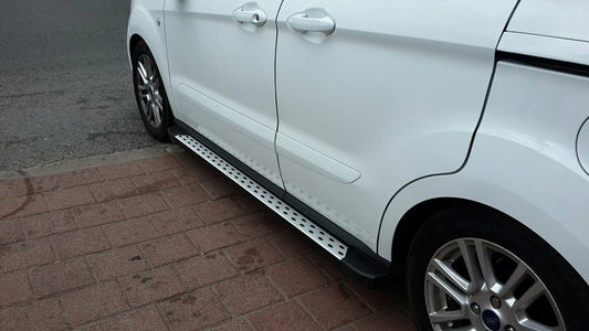 Side Steps DOT-Line (2 pcs, Aluminum) for Ford Connect 2014-2021 - image 2