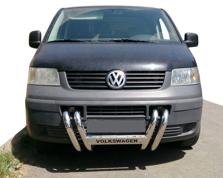 Bull Bar ST006-04 Grille (Stainless Steel) for Volkswagen T5 Transporter 2003-2010 - image 1