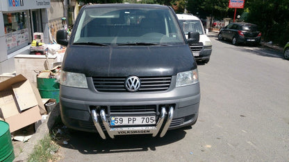 Bull Bar ST006-04 Grille (Stainless Steel) for Volkswagen T5 Transporter 2003-2010 - image 4