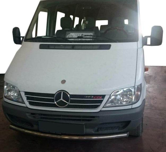 Front mustache ST008 (stainless) for Mercedes Sprinter W901/902/903/904/905 1995-2006 - Reelken Auto