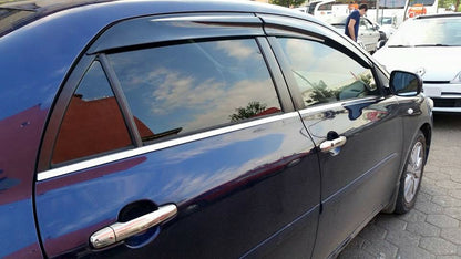 Window Deflectors (4 pcs, Sunplex Sport) for Toyota Corolla 2007-2013 - image 8