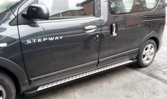 Side Steps DotLine (2 pcs, Aluminum) for Dacia Dokker 2013-2022 - image 1