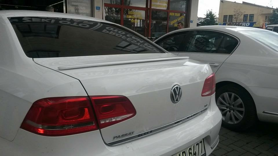 Meliset Spoiler (primed, for EU) for Volkswagen Passat B7 2012-2015 - image 2