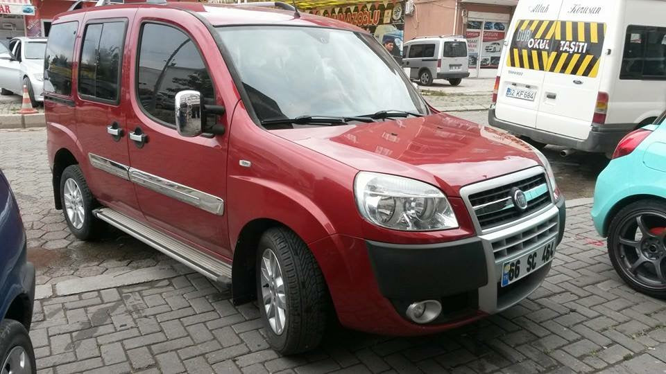 Door Moulding Wide Model (4 pcs, Stainless Steel) for Fiat Doblo I 2005-2010 - image 4