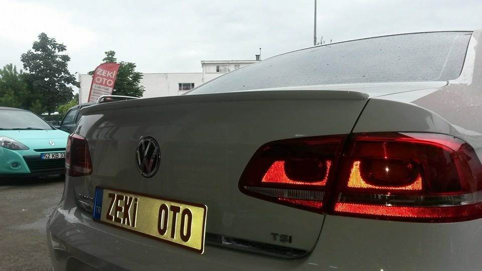 Meliset spoiler (for painting, for EU) for Volkswagen Passat B7 2012-2015 - Reelken Auto