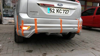 Cover on the rear bumper Sedan (for painting) for Ford Focus II 2008-2011 - Reelken Auto