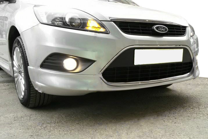 Front bumper lip Sedan (primed for painting) for Ford Focus II 2008-2011 - image 1