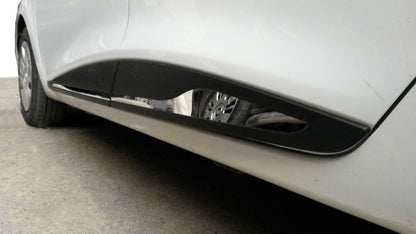 Straight door moldings (4 pcs, stainless steel) for Renault Clio IV 2012-2019 - image 3