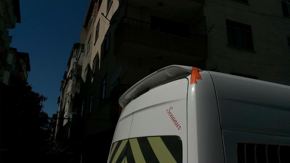 Anatomik Spoiler (slim model, primed for painting) for Mercedes Sprinter W906 2006-2018 - image 6