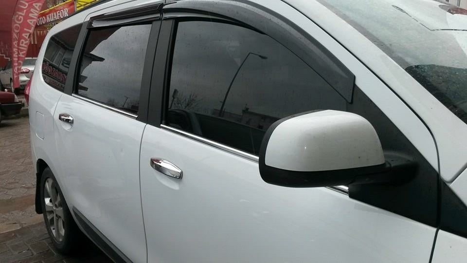 Window Deflectors (4 pcs, Sunplex Sport) for Dacia Lodgy 2012-2022 - image 6