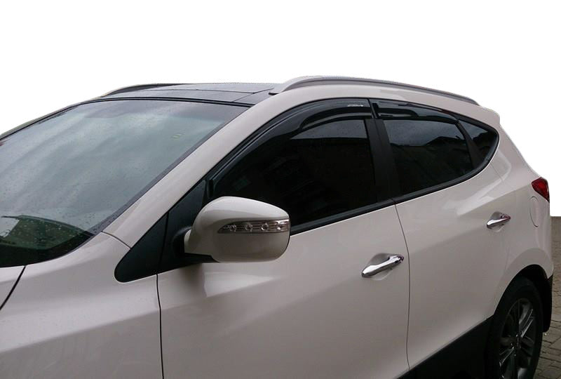 Pads on handles (4-piece, stainless steel) for Hyundai IX-35 2010-2015 - image 1