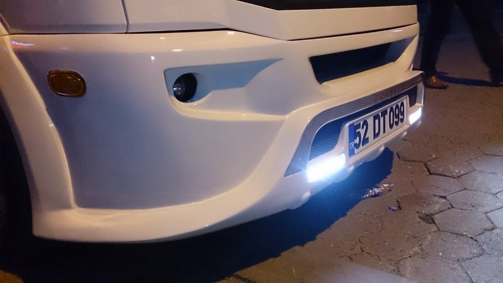 Front bumper lip 2012↗ (Sport-3, paintable) for Volkswagen Crafter 2006-2016 - image 4