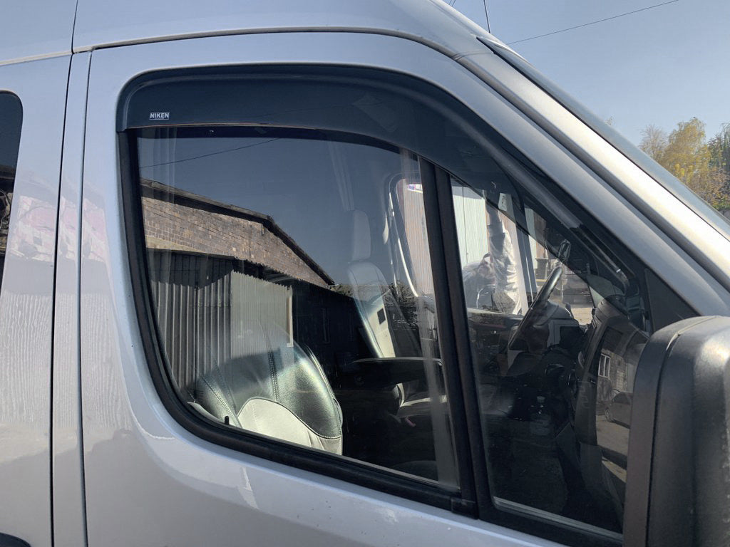 Window Deflectors (2 pcs, Niken) for Volkswagen Crafter 2006-2016 - image 1