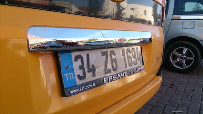 Trim above the number (stainless steel.) for Citroen Nemo - image 2