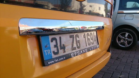 Trim above the number (stainless steel.) for Citroen Nemo - image 2