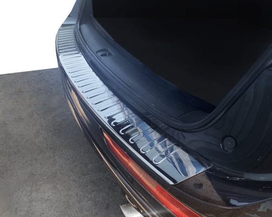 Rear Bumper Protector Carmos Stainless Steel for Audi Q5 2008-2017 - image 1