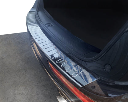 Rear Bumper Protector Carmos Stainless Steel for Audi Q5 2008-2017 - image 1