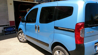 Sliding door molding (2 pcs, stainless steel) for Fiat Fiorino/Qubo - image 2