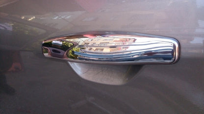Pads on handles (4 pcs., Stainless.) for Renault Symbol 2008-2013 - image 1