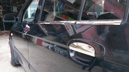 Outside border of glasses (6 pcs, stainless steel.) for Hyundai Getz - image 2