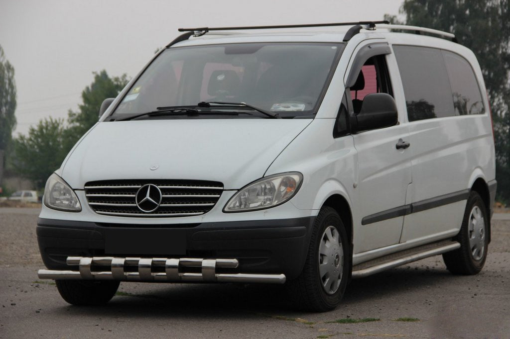 Front Bar Shark ST015 (Stainless Steel) for Mercedes Viano 2004-2014 - image 1