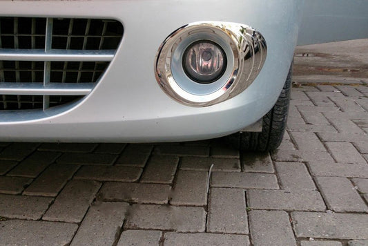 Fog light trims (2 pcs, stainless steel) for Renault Kangoo 2008-2020 - image 1