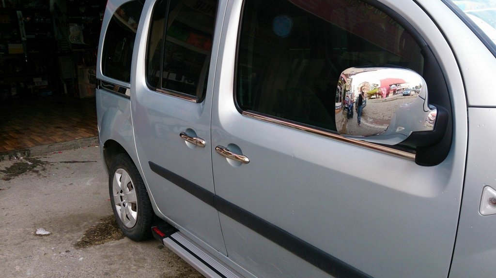Outside border windows (4 pcs, stainless steel) for Renault Kangoo 2008-2020 - image 4