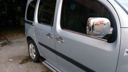 Outside border windows (4 pcs, stainless steel) for Renault Kangoo 2008-2020 - image 4