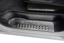 Door Sill Protectors OmsaLine (3 pcs, Stainless Steel) for Hyundai H200, H1, Starex 1998-2007 - image 1