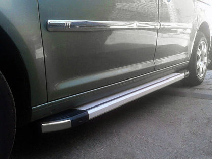Side pad Rainbow (2 pcs., Aluminum) for Volkswagen Caddy 2010-2015 - image 1