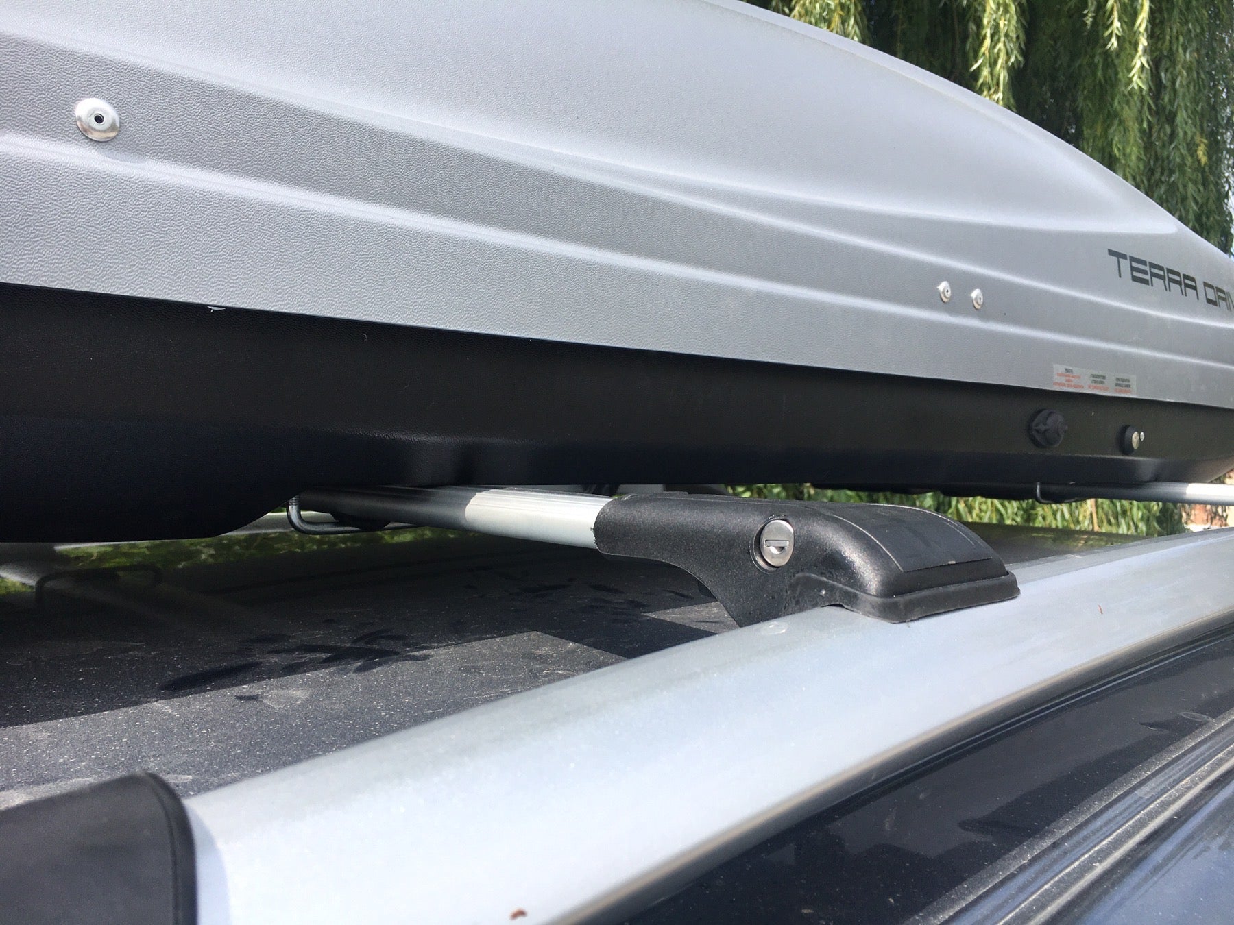 Crossed on turnkey rails WingBar V1 (2 pcs) for Citroen Berlingo 2008-2018 - image 1
