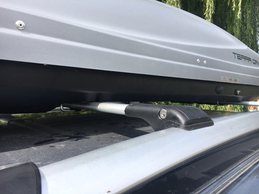Crossed on turnkey rails WingBar V1 (2 pcs) for Citroen Berlingo 2008-2018 - image 1