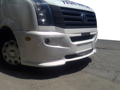 Front bumper lip 2012↗ (LED, paintable) for Volkswagen Crafter 2006-2016 - image 2