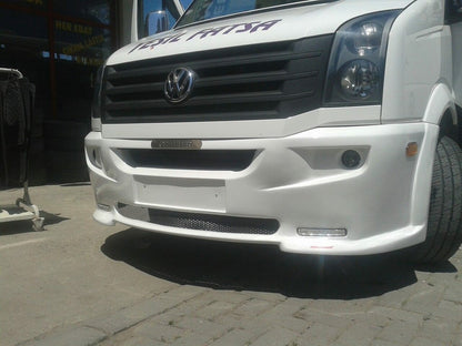 Front bumper lip 2012↗ (LED, paintable) for Volkswagen Crafter 2006-2016 - image 5