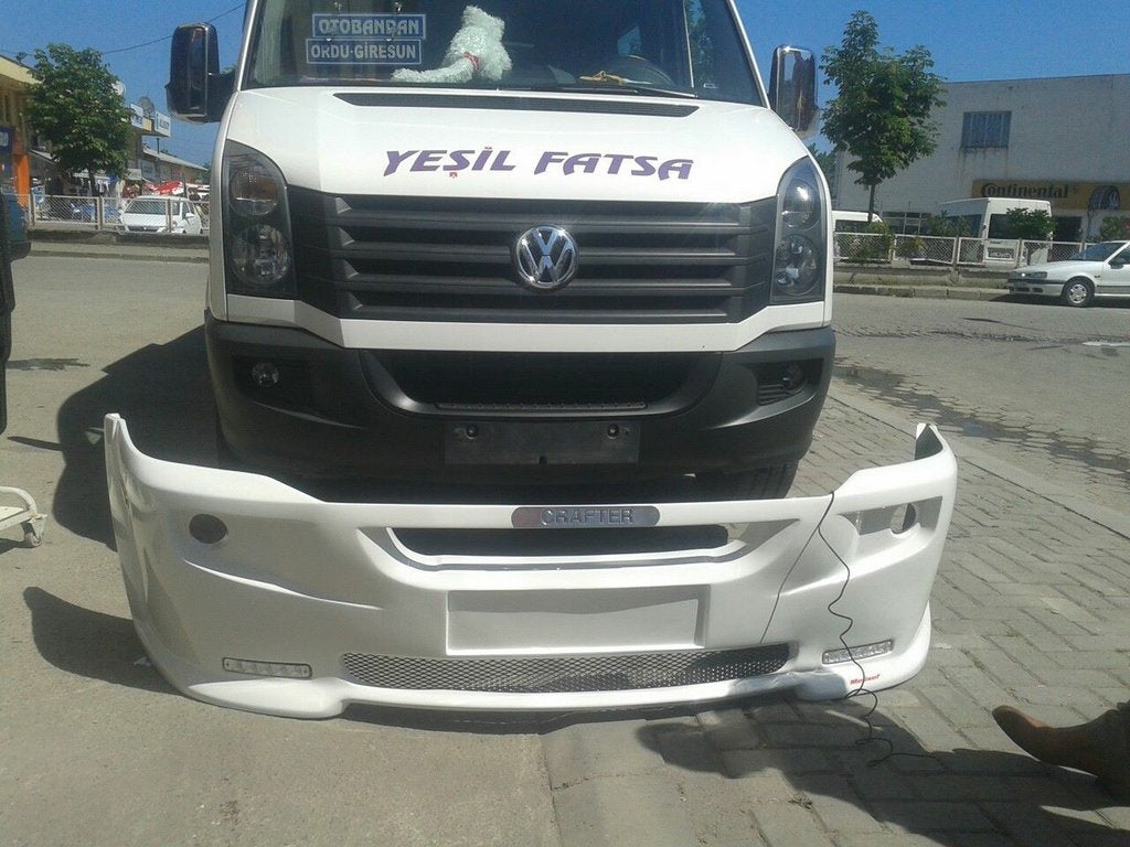 Front bumper lip 2012↗ (LED, paintable) for Volkswagen Crafter 2006-2016 - image 6