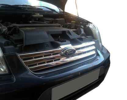 Pads for the front grille (stainless steel). for Ford Connect 2010-2013 - image 1