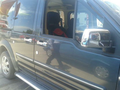 Chrome Door Handle Covers (4 pcs, Stainless Steel) for Ford Connect 2010-2013 - image 3