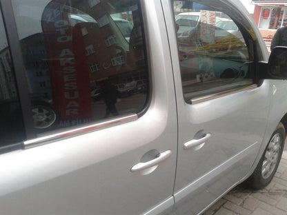 Outside border windows (4 pcs, stainless steel) for Renault Kangoo 2008-2020 - image 6