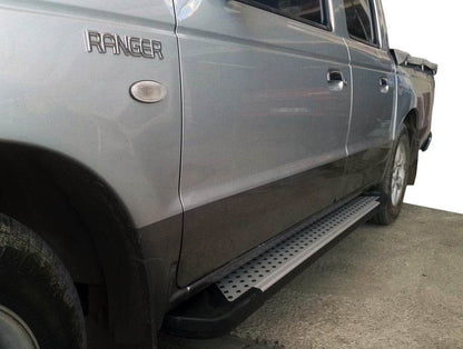 Side sills Allmond Grey (2-piece pack) for Ford Ranger 2007-2011 - Reelken Auto