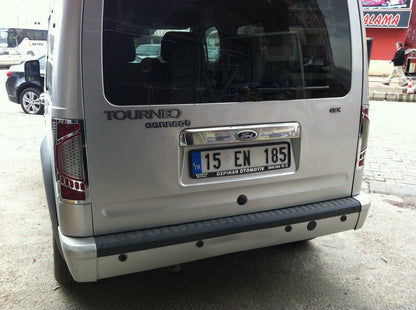 Chrome Tail Light Covers Version No.1 (2 pcs, plastic) for Ford Connect 2010-2013 - image 4