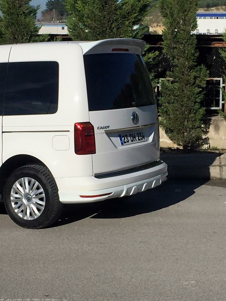 Rear bumper cover (primed for painting) for Volkswagen Caddy 2015-2020 - image 3