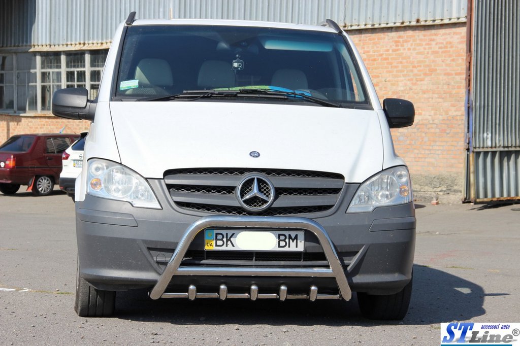 Bull Bar WT003/004 (Stainless Steel) for Mercedes Viano 2004-2014 - image 3