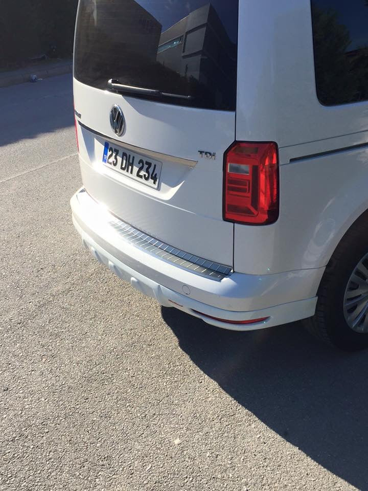 Rear bumper cover (primed for painting) for Volkswagen Caddy 2015-2020 - image 4