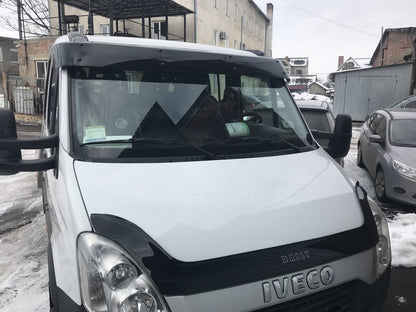 Windshield visor V1 (black gloss, 5mm) for Iveco Daily 2006-2014 - image 1