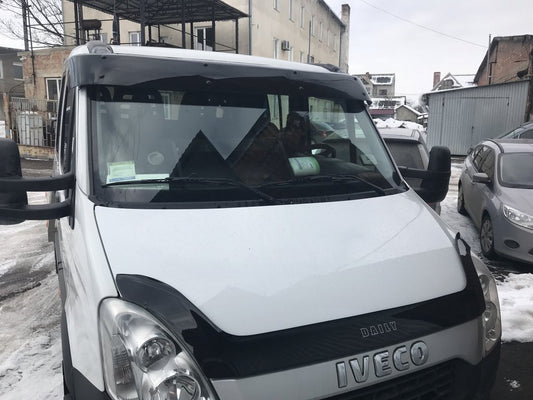 Windshield visor V1 (black gloss, 5mm) for Iveco Daily 2006-2014 - image 1