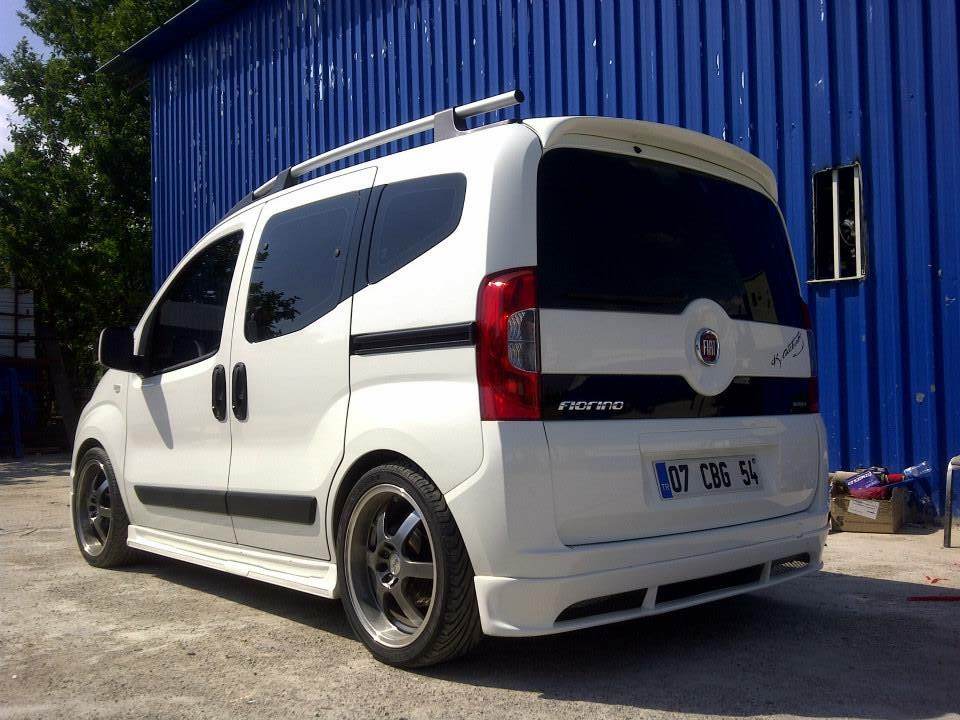 Rear bumper Emotion (for painting) for Fiat Fiorino/Qubo - Reelken Auto