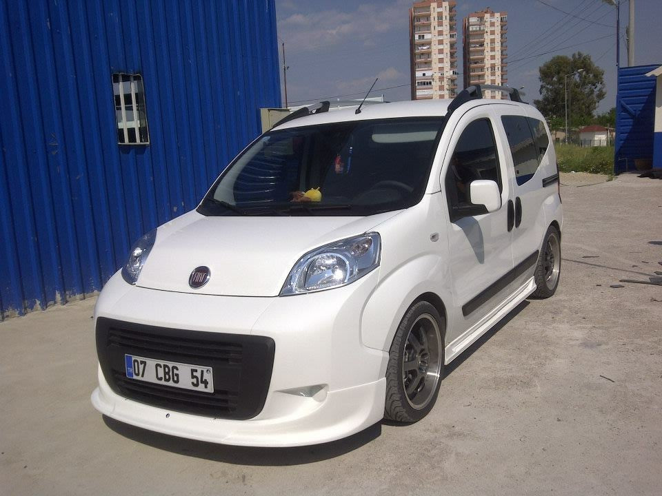 Front bumper lip V2 (primed for painting) for Fiat Fiorino/Qubo 2008-2024 - image 2