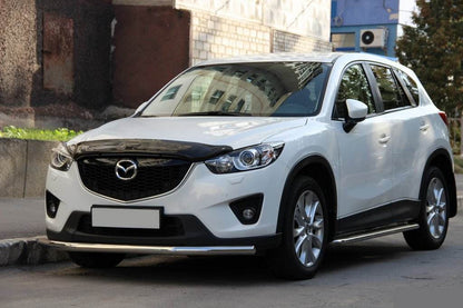 Front protection ST008 (stainless) for Mazda CX-5 2012-2017 - Reelken Auto