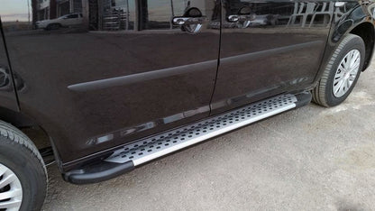 Side Steps Allmond Grey (2 pcs, Aluminum) for Volkswagen Caddy 2020- - image 1